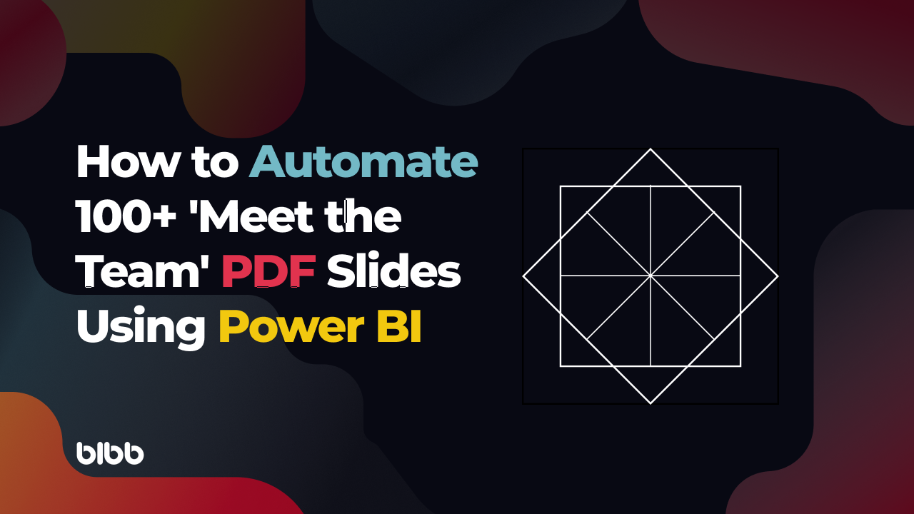 Automation of the 'Meet the Team' PDF Slides with Power BI