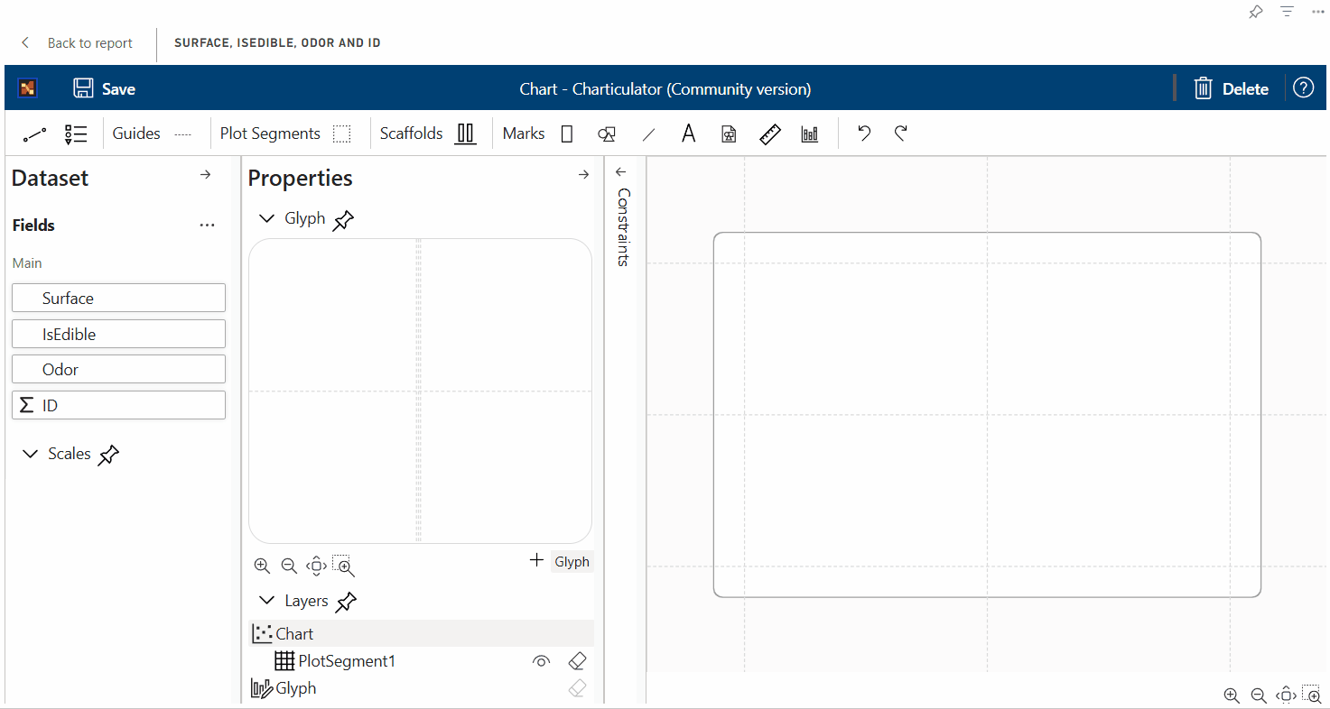 Multiple nested charts in editor