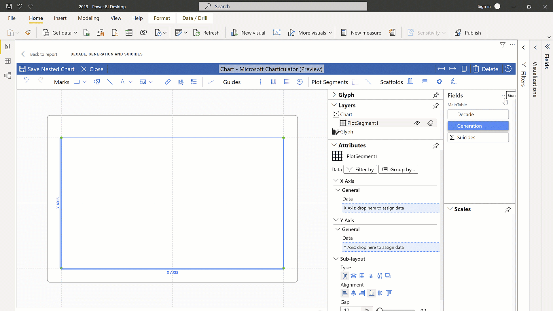 Scale editor configuration