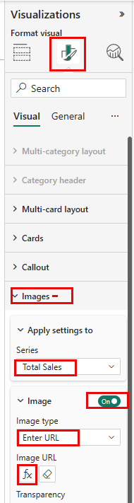 Format image URL for Power BI DAX SVG chart display