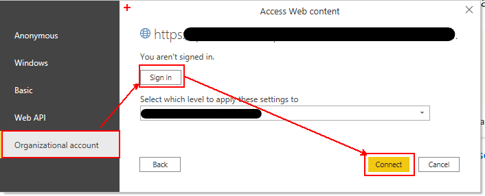Add authentication credentials