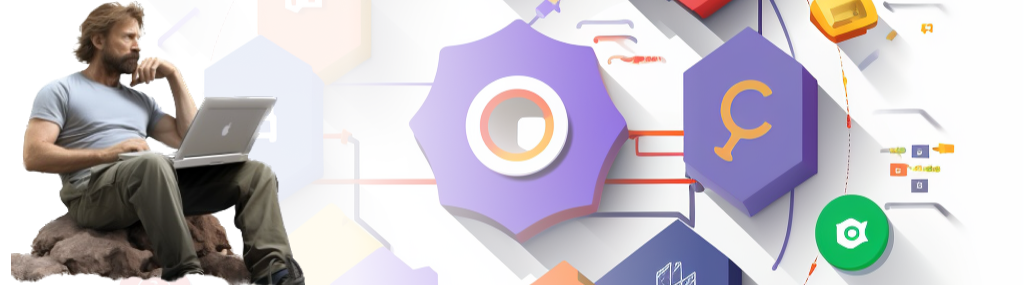 Chuck Norris thinking about APIs - Midjourney composition