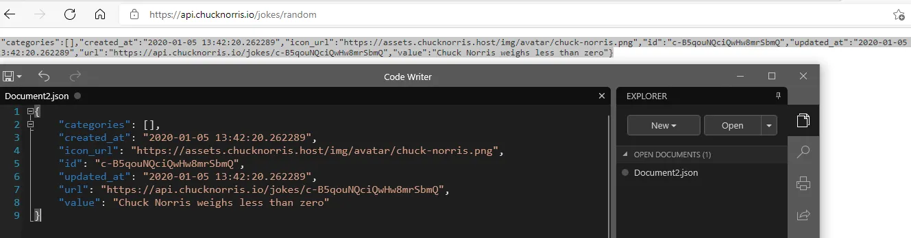 HTTP Request in browser