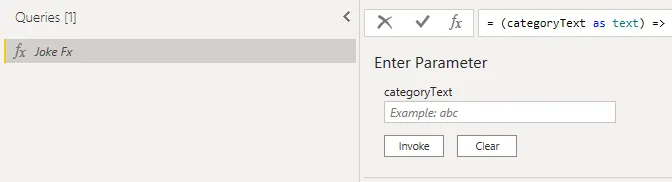Custom function creation